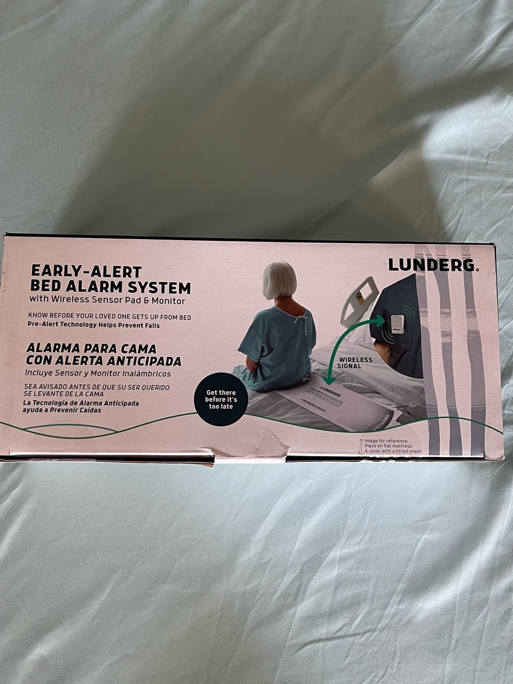 Lunderg Early-Alert Bed Alarm System With Wireless Sensor Pad & Monitor